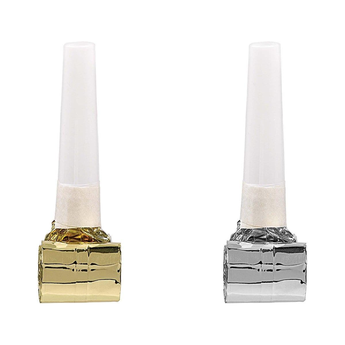 Blowouts 8/pkg - Gold/Silver