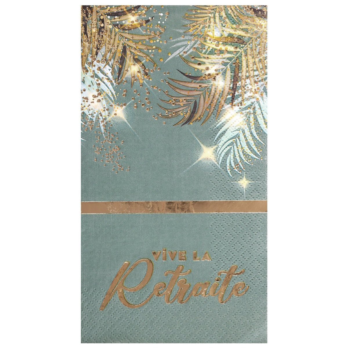 'Retraite Dore Cladon' Large Lunch Napkins, 12 Count